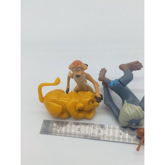 Vintage 1994 Lion King Action Figures Burger King Disney Toys Rafiki Simba Timon - Picture 10 of 11